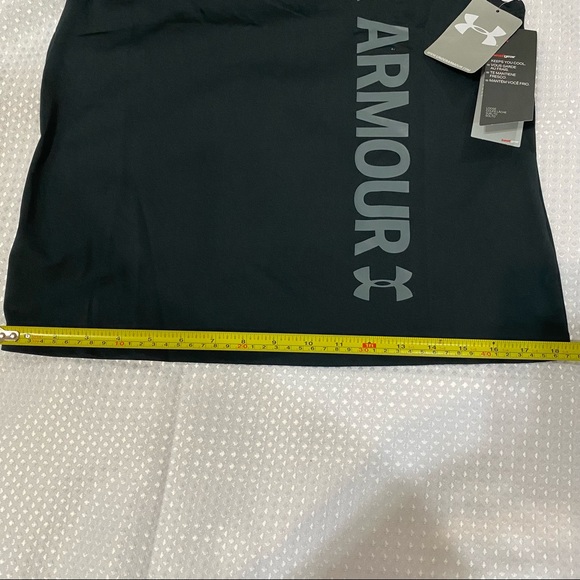 Under Armour, HeatGear, black sport tank tops for girls, youth XL - Picture 5 of 8